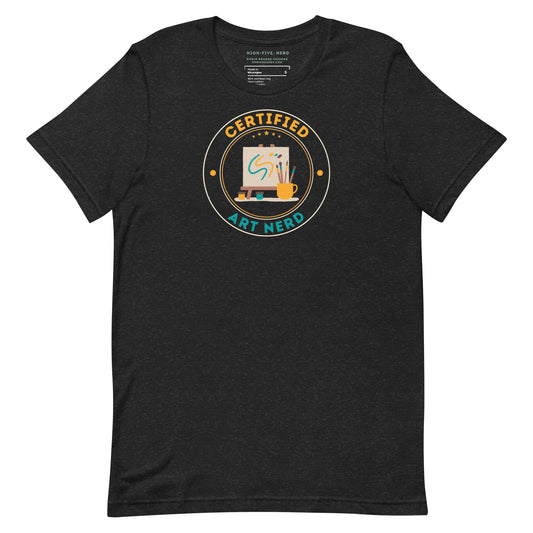 Certified Art Nerd Short-sleeved T-shirt