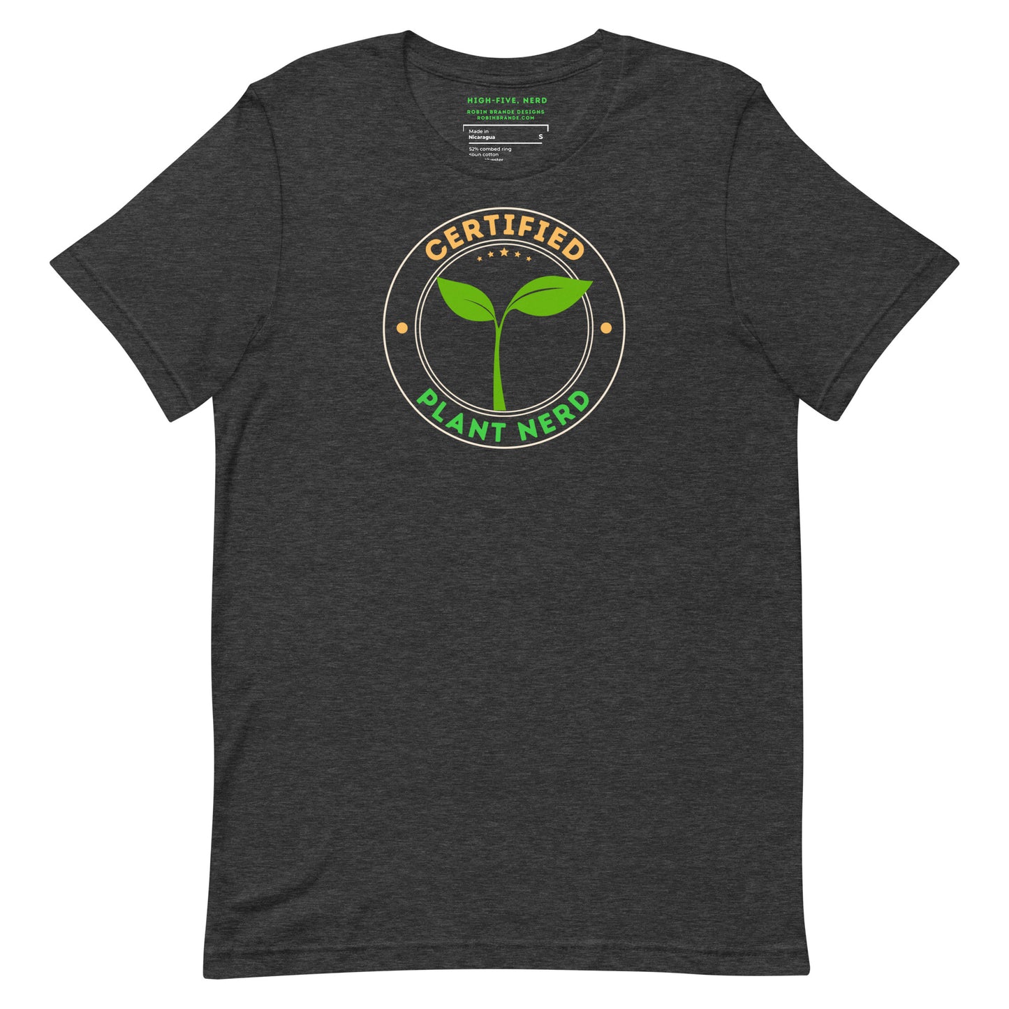 Certified Plant Nerd Short-sleeved T-shirt