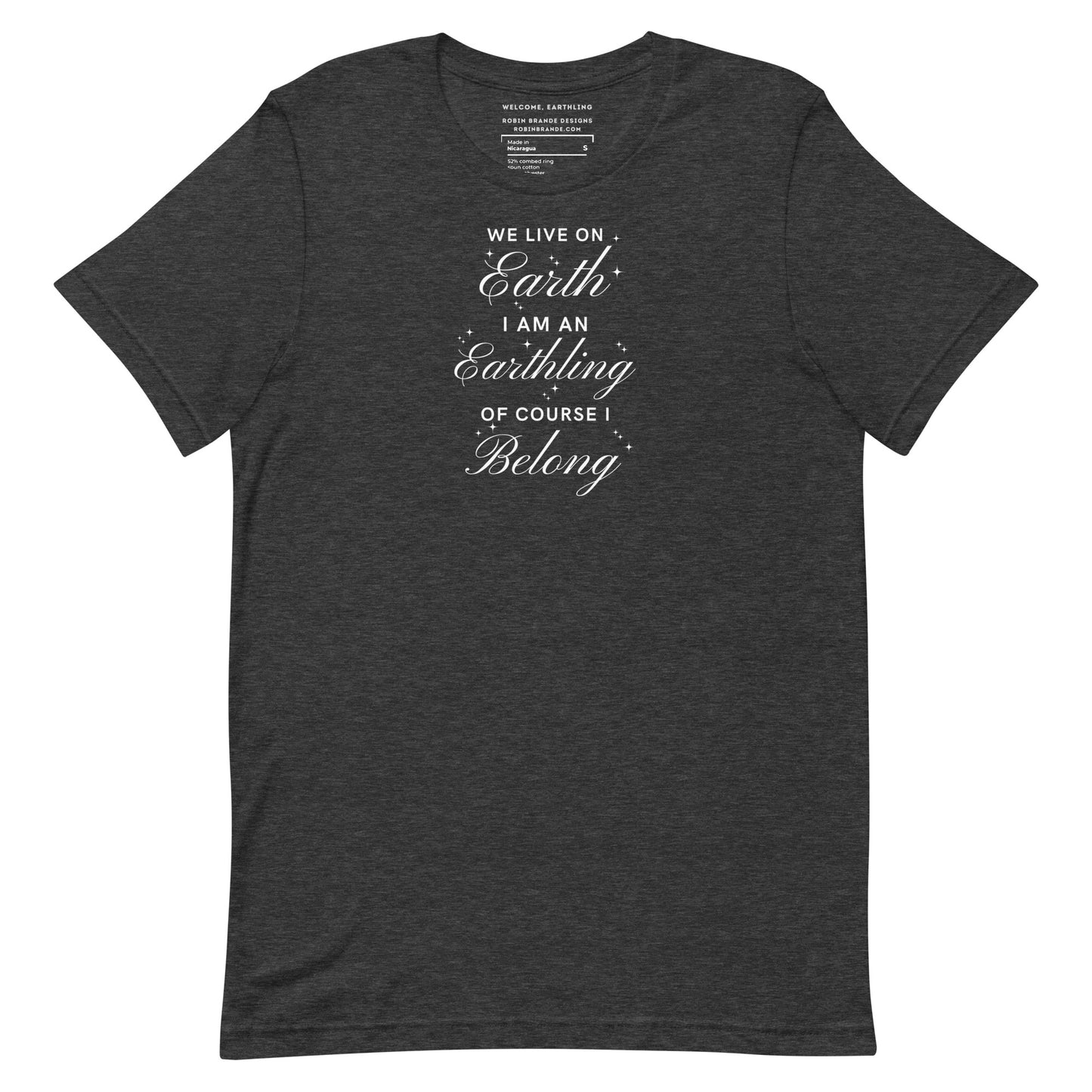 Earthling (I Belong) Inclusive Kindness T-shirt