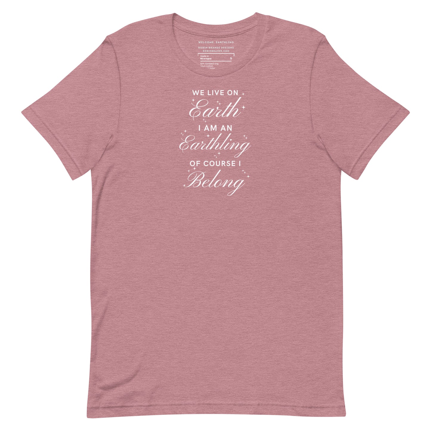 Earthling (I Belong) Inclusive Kindness T-shirt