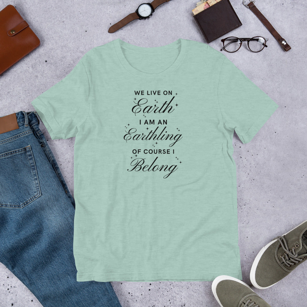 Earthling (I Belong) Inclusive Kindness T-shirt