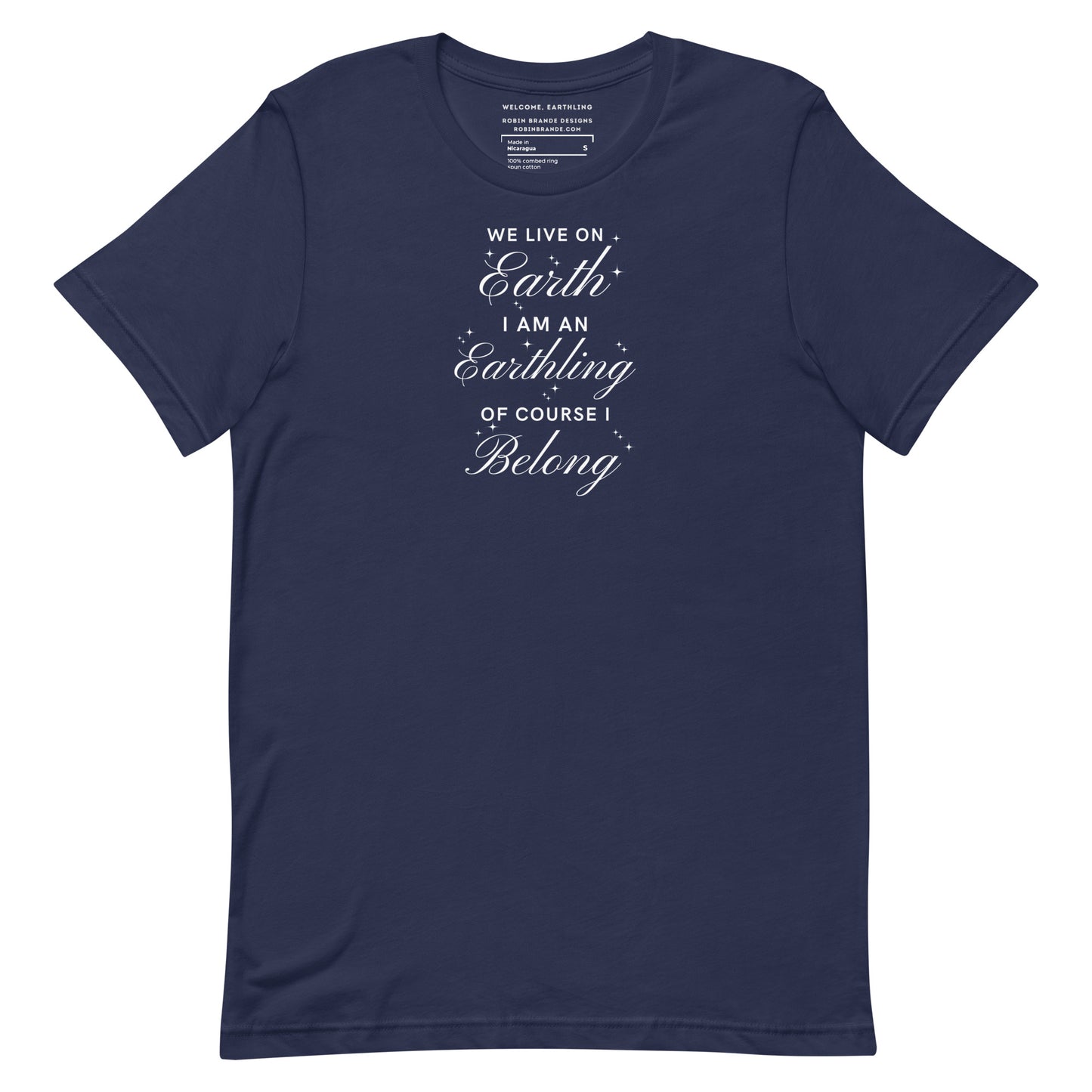 Earthling (I Belong) Inclusive Kindness T-shirt