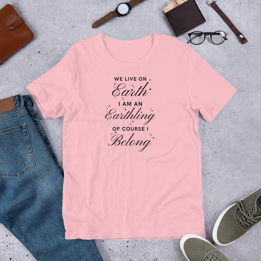 Earthling (I Belong) Inclusive Kindness T-shirt