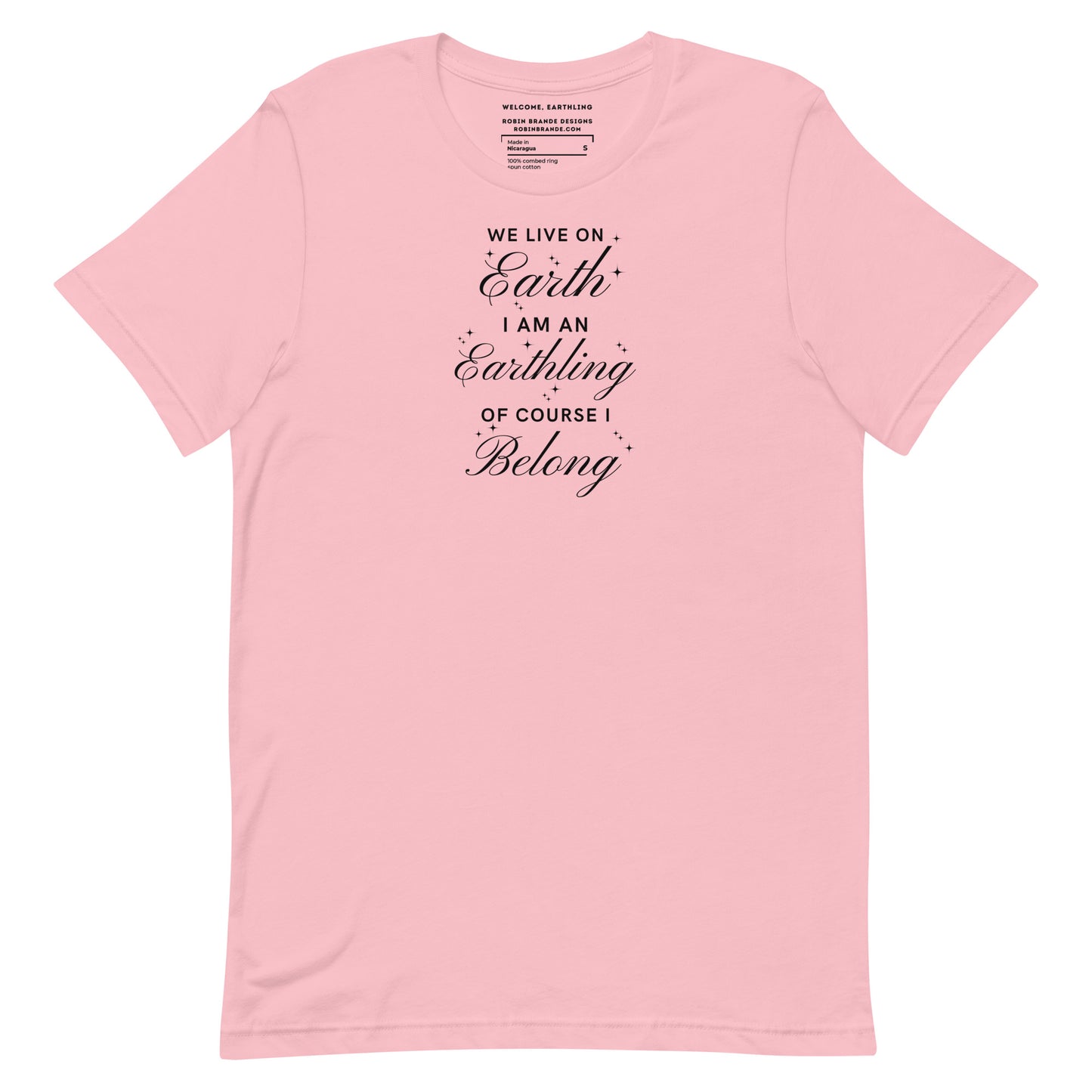 Earthling (I Belong) Inclusive Kindness T-shirt