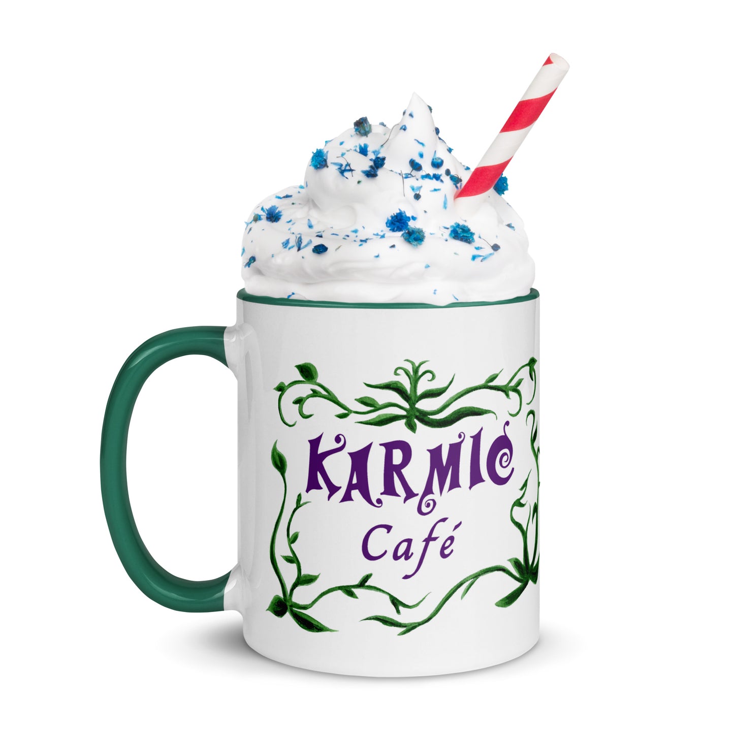 Fat Cat - Karmic Cafe Mug - color inside