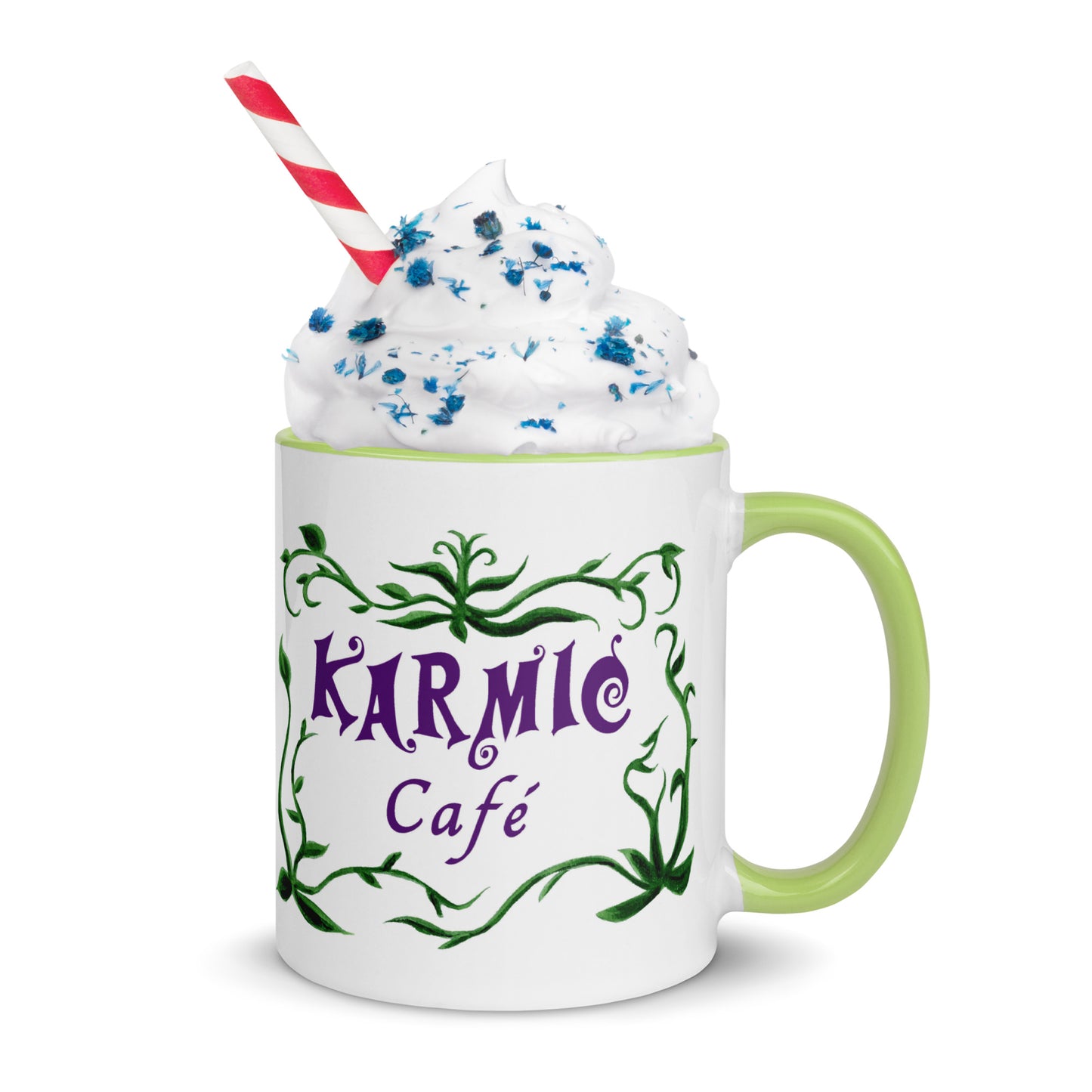 Fat Cat - Karmic Cafe Mug - color inside