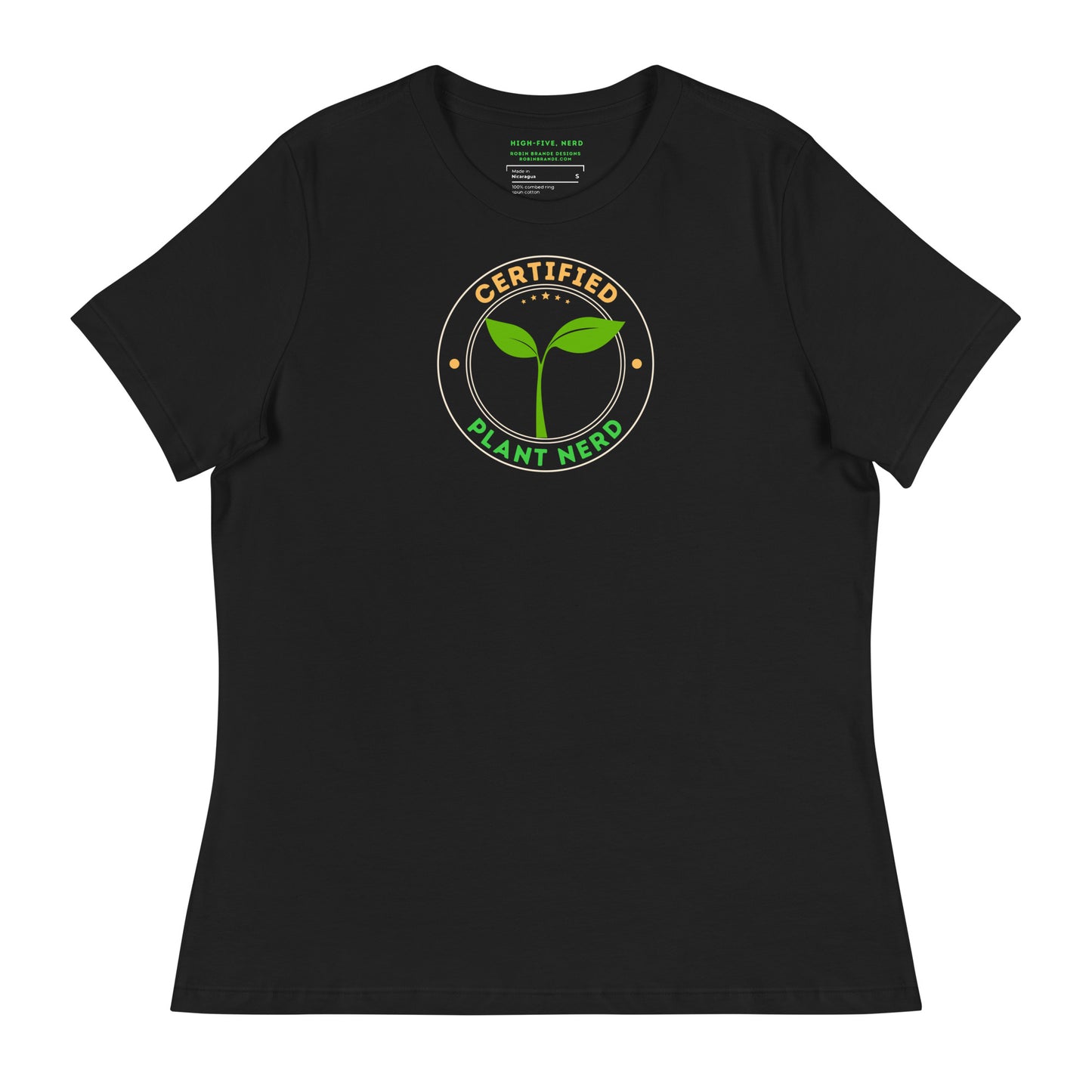 Certified Plant Nerd Women's Relaxed T-Shirt