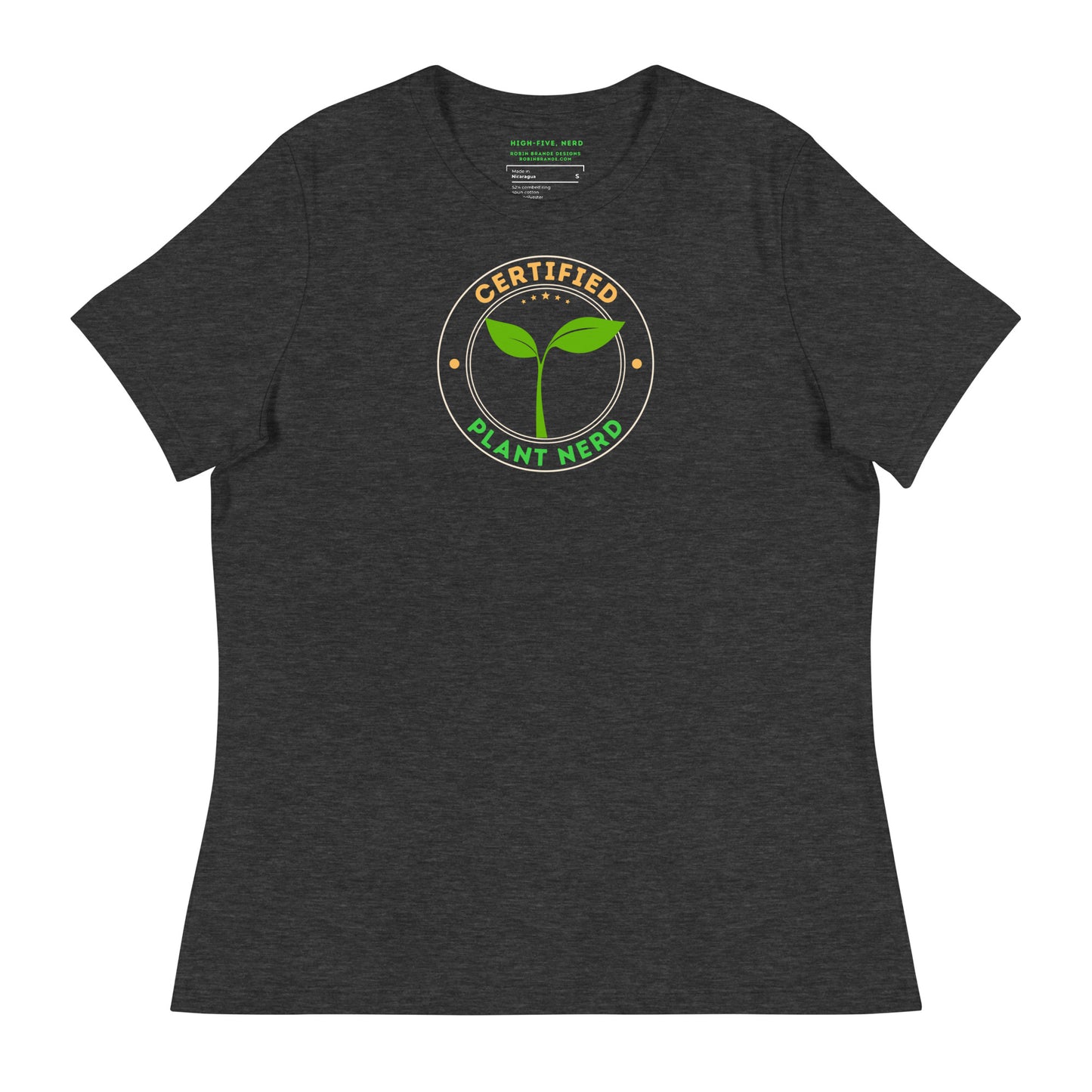 Certified Plant Nerd Women's Relaxed T-Shirt