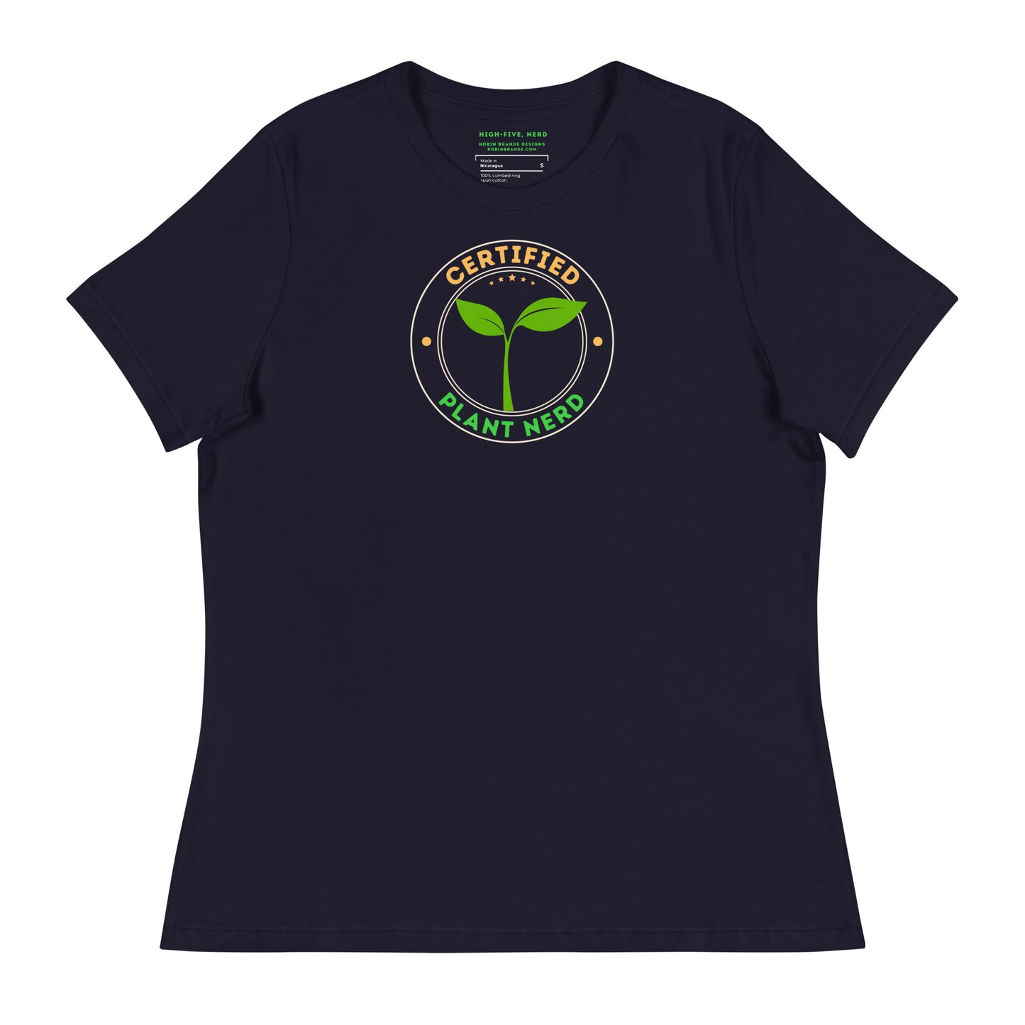 Certified Plant Nerd Women's Relaxed T-Shirt