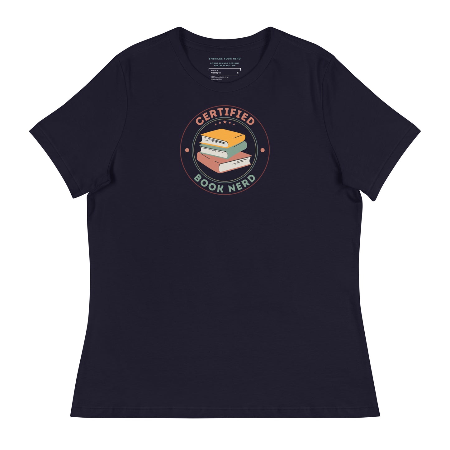 Certified Book Nerd Women's Relaxed T-Shirt